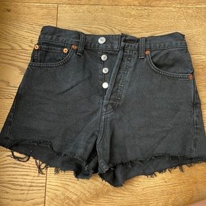 Redone denim shorts size 24 new